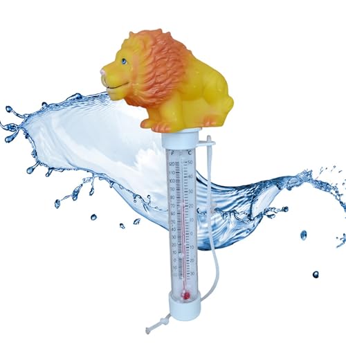 Moxeupon Schwimmendes Poolthermometer - Poolthermometer Zur Wassertemperatur Überwachung | Leicht Ablesbares Schwimmthermometer Mit Schnur Für Whirlpools, Spas Und Aquarien von Moxeupon