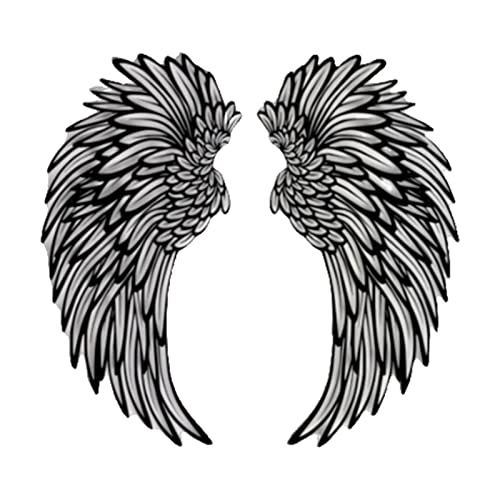 Moxeupon Wanddeko Engelsflügel, Metall Engelsflügel Wanddeko Stilvolles Design Moderne Wandskulptur Ausgehöhlte Engelsflügel Wanddekoration Für Zuhause, Garten, Büros Moxeupon Wanddeko Engelsflügel, Metall Engelsflügel Wanddeko Stilvolles Design Moderne Wandskulptur Ausgehöhlte Engelsflügel Wanddekoration Für Zuhause, Garten, Büros von Moxeupon