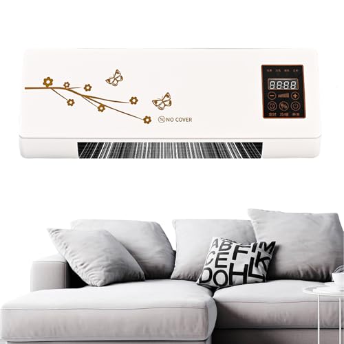 Moxeupon Wandmontierte Klimaanlage - Tragbares Klimagerät | Kühlen Heizen Leiser 24-Stunden Timer Für Küche Zuhause Wohnung Schlafzimmer Wohnzimmer Alle Jahreszeiten von Moxeupon