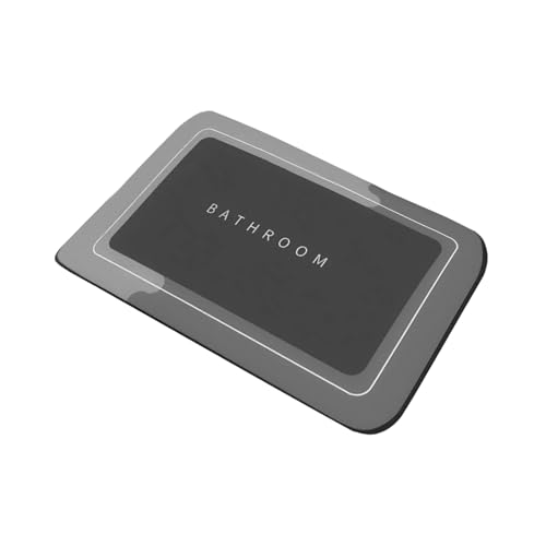 Moxeupon Wasserabsorbierende Badematte - Trockenmatte Für Badezimmer - Waschbare Schnelltrocknende Anti-Rutsch Unterlage mit Kieselgur für Küchenspüle & Wellnessbereich, Wasserdicht & Langlebig von Moxeupon