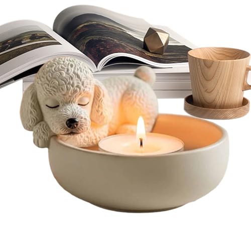 Teelichthalter | Tisch Kerzenhalter - Dekorative Schale Mit Hund Design Für Wohnung Küche Kamin Halloween Feiertage Party Teelichthalter | Tisch Kerzenhalter - Dekorative Schale Mit Hund Design Für Wohnung Küche Kamin Halloween Feiertage Party von Moxeupon