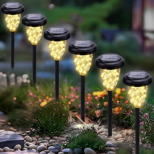 Moxled 6 Stück Solarlampen für Außen, Warmweiß Solarleuchten Gartendeko, IP65 Wasserdicht Solar Gartenleuchten für außen Garten, Balkon, Terrasse, Rasen, Wege, Hof Moxled 6 Stück Solarlampen für Außen, Warmweiß Solarleuchten Gartendeko, IP65 Wasserdicht Solar Gartenleuchten für außen Garten, Balkon, Terrasse, Rasen, Wege, Hof von Moxled