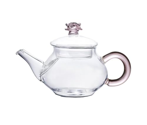 Mozacona Mini-Teekanne, Glas-Teekanne, kleiner Teekessel für eine Person, 100 ml von Mozacona