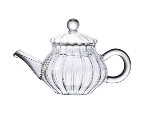 Mozacona Mini-Teekanne, Glas-Teekanne, kleiner Teekessel für eine Person, 100 ml von Mozacona