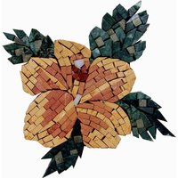 Blumenmosaik-Akzentfliesen Blumenmosaik-Akzentfliesen von Mozaico