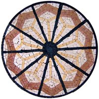 Gelbe Steinfliese - Manipura Medaillon Gelbe Steinfliese - Manipura Medaillon von Mozaico