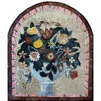 Klee Und Gänseblümchen Blumen Mosaik. Roman von Mozaico