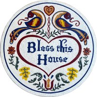 Mosaik Medaillon - Home Blessing Mosaik Medaillon - Home Blessing von Mozaico