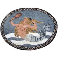 Mosaikkunst -Die Wirbelnde Meerjungfrau Mosaikkunst -Die Wirbelnde Meerjungfrau von Mozaico