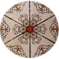 Wasserstrahl Medaillon - Blütenblätter Wasserstrahl Medaillon - Blütenblätter von Mozaico