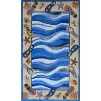 strand Flip Flops Marmor Mosaik von Mozaico