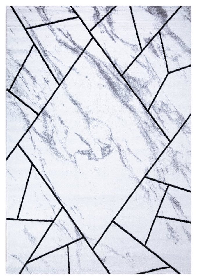 Teppich Busan, Mozato, Rechteck, Höhe: 12 mm, Kurzflor Teppich, Vintage Design von Mozato