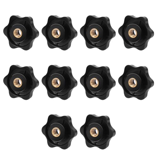 10 Stück Sterngriffmutter M8 Schwarz Kunststoff Flügelmutter m8 Rändelgriffmuttern für Mechanische Industrie Möbel Elektronische Ausrüstung 10 Stück Sterngriffmutter M8 Schwarz Kunststoff Flügelmutter m8 Rändelgriffmuttern für Mechanische Industrie Möbel Elektronische Ausrüstung von Mozeat Lens