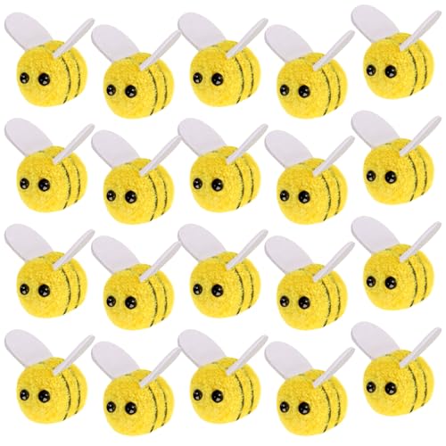 Mozeat Lens 20 Stück Biene Filzen Wolle Mini Wollfilzbienen Niedliche Gefilzte Bienen Verzierungen Filzbienen zum Basteln Plüschbienen für Kleidung Geschenke DIY Bienen-Motto-Party Kostümzubehör Mozeat Lens 20 Stück Biene Filzen Wolle Mini Wollfilzbienen Niedliche Gefilzte Bienen Verzierungen Filzbienen zum Basteln Plüschbienen für Kleidung Geschenke DIY Bienen-Motto-Party Kostümzubehör von Mozeat Lens