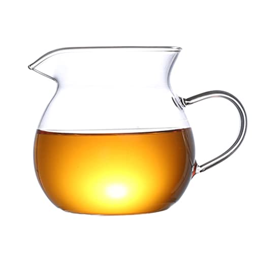 Mozentea Chinesischer Gong Kung Fu Tee- und Milchkrug aus Glas, Cha Hai Tee-Fairness-Tasse, Sharing-Krug Gong Dao Bei 280 ml von Mozentea