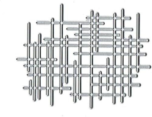 Silberne unregelmäßige Linien, Metall-Stanzformen für Kartenherstellung, Papierpräge-Stanz-Sets, DIY-Scrapbooking, Fotoalbum, Kunsthandwerk Vorlagen, Schablonen für Urlaub, Weihnachtsdekoration Silberne unregelmäßige Linien, Metall-Stanzformen für Kartenherstellung, Papierpräge-Stanz-Sets, DIY-Scrapbooking, Fotoalbum, Kunsthandwerk Vorlagen, Schablonen für Urlaub, Weihnachtsdekoration von Mozff