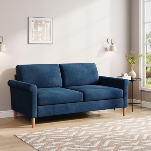 Moziel Sofa, Couch 2 Sitzer 164cm Stoff 2er Sofa mit Abnehmbare Kissen, Doppelsofa mit beidseitigen Taschen Montage ohne Werkzeug für Wohnzimmer/Schlafzimmer/Wohnung/Büro, 164 x 76 x 85CM Moziel Sofa, Couch 2 Sitzer 164cm Stoff 2er Sofa mit Abnehmbare Kissen, Doppelsofa mit beidseitigen Taschen Montage ohne Werkzeug für Wohnzimmer/Schlafzimmer/Wohnung/Büro, 164 x 76 x 85CM von Moziel