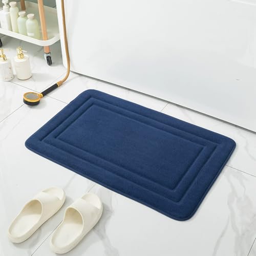 Mozzeilee Premium-Badematte aus Memory-Schaum, ultraweiche, rutschfeste Badewannenseitenmatten, super saugfähig, schnell trocknend, maschinenwaschbar, Anti-Schimmel, Badezimmerteppich für Dusche, Bad Mozzeilee Premium-Badematte aus Memory-Schaum, ultraweiche, rutschfeste Badewannenseitenmatten, super saugfähig, schnell trocknend, maschinenwaschbar, Anti-Schimmel, Badezimmerteppich für Dusche, Bad von Mozzeilee