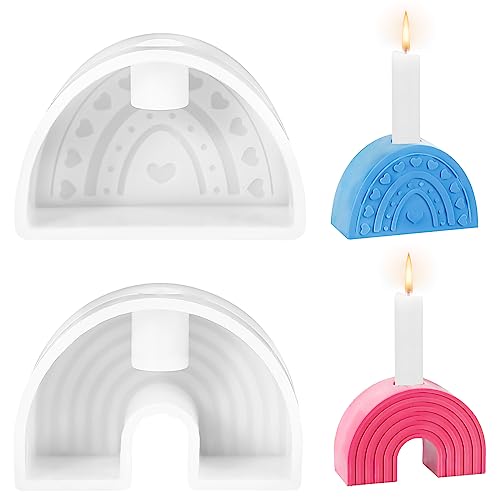 2 Stück Silikonform Kerzenhalter Regenbogenbrücken Silikon Gießform Kerzenhalter Raysin Kerzenhalter Gießform Stabkerzen Regenbogen Giessformen Silikon Kerzenhalter (Regenbogen) 2 Stück Silikonform Kerzenhalter Regenbogenbrücken Silikon Gießform Kerzenhalter Raysin Kerzenhalter Gießform Stabkerzen Regenbogen Giessformen Silikon Kerzenhalter (Regenbogen) von MplehDa