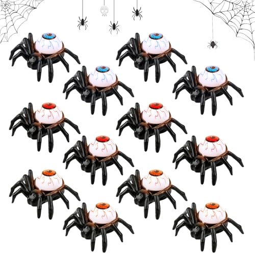 MplehDa Halloween Deko Spinne Teelichter, 12 Stück LED Teelichter Kürbis, Flammenlose Kerzen LED Kerzen, Led Teelichter Spinne Nachtlicht Kerze Pumpkin Licht für Halloween Outdoor Indoor Party MplehDa Halloween Deko Spinne Teelichter, 12 Stück LED Teelichter Kürbis, Flammenlose Kerzen LED Kerzen, Led Teelichter Spinne Nachtlicht Kerze Pumpkin Licht für Halloween Outdoor Indoor Party von MplehDa