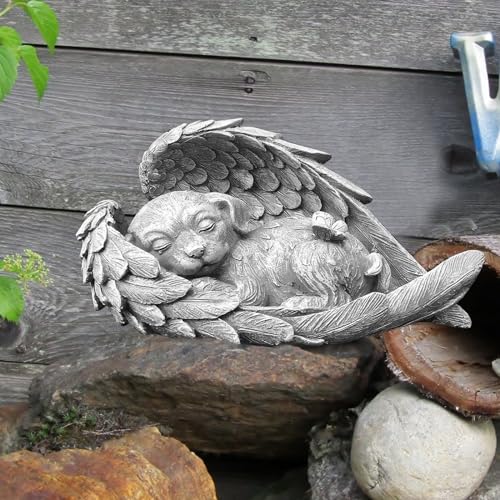 MplehDa Katze Hund Engel Gartendeko Figuren Tierstatue Hund Katzenengel Figur Gartenstatue Haustier Denkmal Grab Marker Tribut Statue Deko Gedenken Tier Garten Statue MplehDa Katze Hund Engel Gartendeko Figuren Tierstatue Hund Katzenengel Figur Gartenstatue Haustier Denkmal Grab Marker Tribut Statue Deko Gedenken Tier Garten Statue von MplehDa