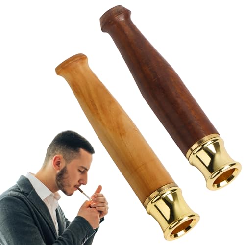 Zigarettenhalter Holz, 2 Stück Zigarettenspitze Kurz Herren, Zigarettenfilter, Handgefertigter Zigarettenhalter, Leicht Zu Reinigen Filter Zigaretten für Alle Zigarettengrößen Zigarettenhalter Holz, 2 Stück Zigarettenspitze Kurz Herren, Zigarettenfilter, Handgefertigter Zigarettenhalter, Leicht Zu Reinigen Filter Zigaretten für Alle Zigarettengrößen von MplehDa