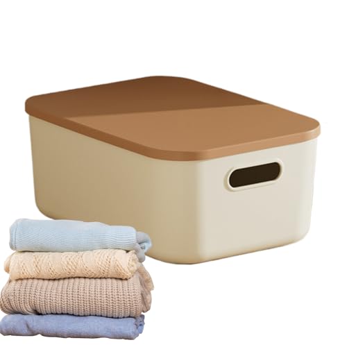 Mppchhn Aufbewahrungsbox Mit Deckel, Organizer Aufbewahrungsboxen Für Ordnung, Platzsparende Organizer Box Für Küche Kleidung Spielzeug Bad Mppchhn Aufbewahrungsbox Mit Deckel, Organizer Aufbewahrungsboxen Für Ordnung, Platzsparende Organizer Box Für Küche Kleidung Spielzeug Bad von Mppchhn