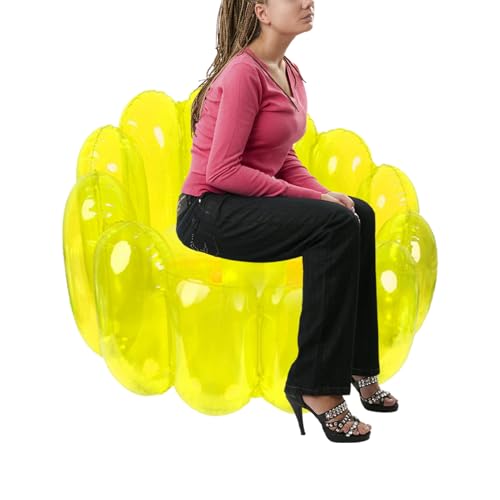 Mppchhn Blow Up Chair,Aufblasbare Stühle für Erwachsene, Sitzsack Couch Air Sofa aufblasbarer Stuhl, Sitzsack, aufblasbare Couch im Freien für Spiele, Partys, Wohnen, Treffen im Freien von Mppchhn