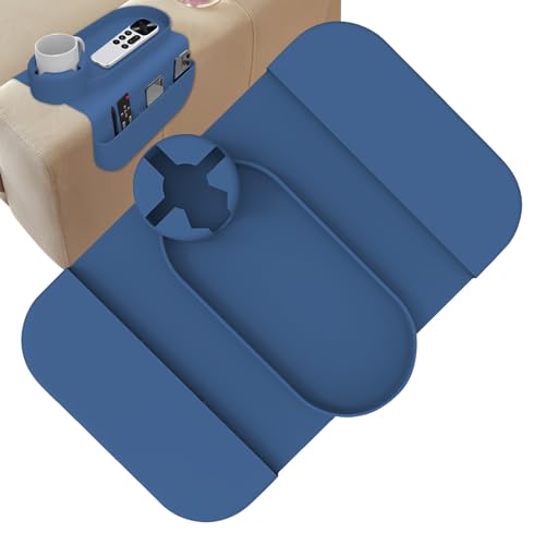 Mppchhn Couch Arm Table - Silicontablett Für Sessel - Auslaufsicherer Getränkehalter Mit Seitentaschen Handyablage Für Relaxsessel Nachttisch Wohnzimmer Schlafzimmer Innenbereich Krankenhaus Outdoor Mppchhn Couch Arm Table - Silicontablett Für Sessel - Auslaufsicherer Getränkehalter Mit Seitentaschen Handyablage Für Relaxsessel Nachttisch Wohnzimmer Schlafzimmer Innenbereich Krankenhaus Outdoor von Mppchhn
