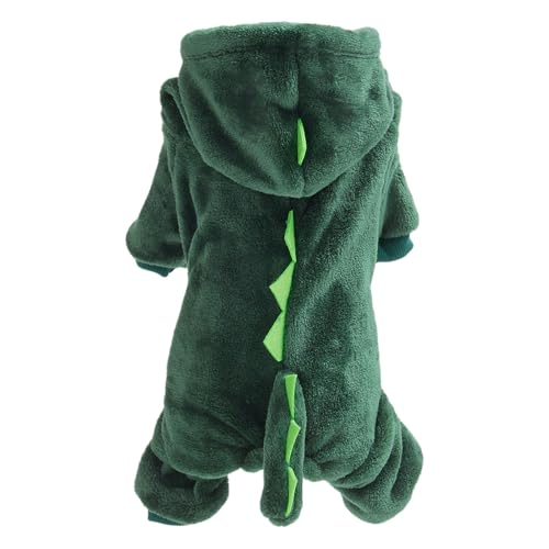 Mppchhn Dinosaurier-Hunde-Hoodie,Hundekleidung Katzen-Hoodies | Atmungsaktives Weihnachts-Halloween-Hundekostüm für kleine Welpen, Hunde und Katzen von Mppchhn