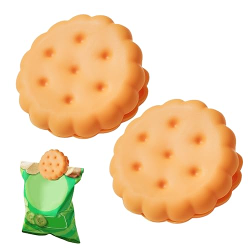 Mppchhn Frischeclips Für Lebensmittel | 2 Stück Kleine Snackbeutelverschlüsse - Snackverpackung Frischhalteklammer für Wohnung Studentenwohnheim Restaurant Haus Hotel von Mppchhn