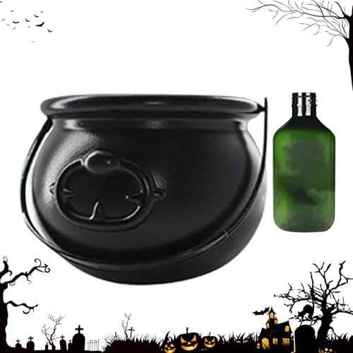 Mppchhn Hexenkessel,Vintage Deko Mit Gruselfaktor - Outdoor Deko Für Haus Büro Fest Raum Innen Außen Sommer Tisch Hexen Party von Mppchhn
