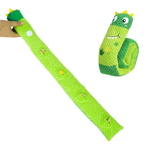 Mppchhn Hund Quietschspielzeug, Robustes Kauspielzeug für Starke Beißer, Interaktives Plüschspielzeug mit Futterversteck als Beschäftigungsspiel gegen Langeweile für Training von Mppchhn