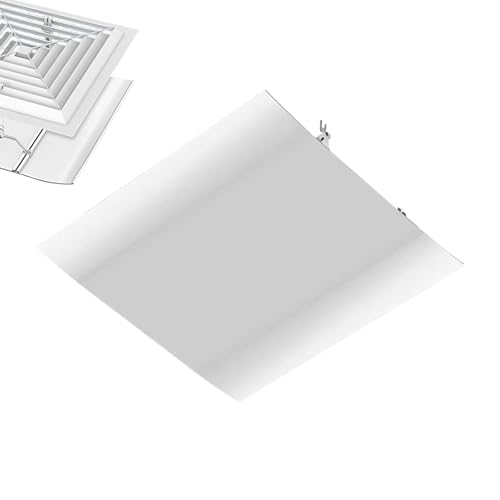 Mppchhn Klimagerät Entlüftungsablenker - Quadratischer Luftkanal Umlenker - Windschutz-Diffusor Verstellbare Gitterabdeckung Für Decke Garage Zentral Keller Möbel von Mppchhn