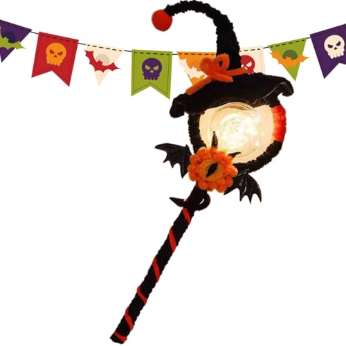 Mppchhn Pfeifenreiniger zum Basteln - Halloween Bastelstäbchen Zum Drehen Und Formen - Biegsamer Drehstab Handgefertigte Deko Für Haus Party Fest Klassenraum Zimmerdekoration von Mppchhn