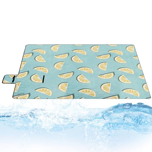 Mppchhn Picknickdecke | Outdoor Decke Wasserdicht | 200x200 cm Kompakte Decke Für Reisen Balkon Rasen Garten Innenbereich von Mppchhn