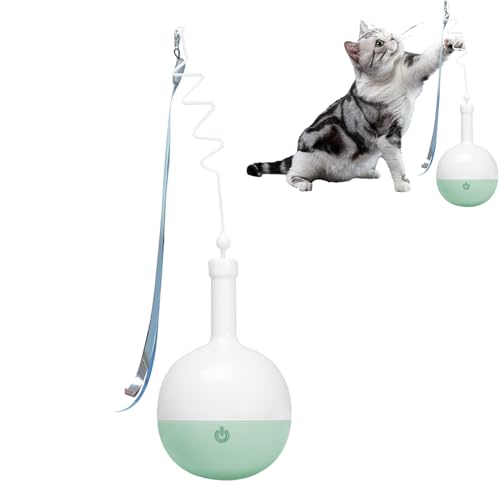 Mppchhn Puzzle Feeder Katze,Interaktiver Futter Trainer Für Katzen,Indoor Kätzchen Automatischer Ball Teaser - Zur Trainingsunterstützung Gegen Langeweile Indoor Outdoor Kitten Aktivierung von Mppchhn