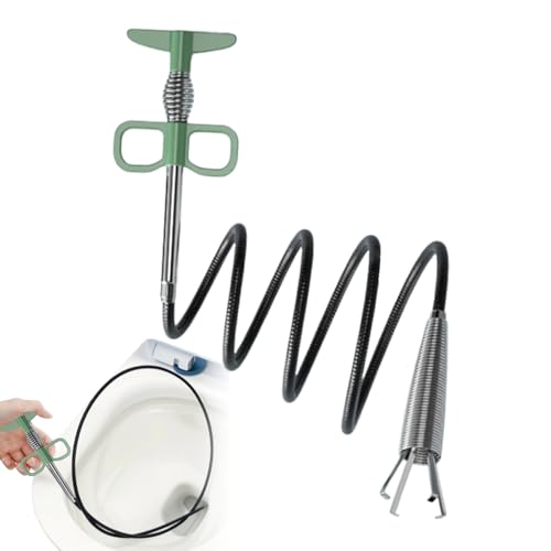 Mppchhn Rohrreinigungsspirale Für Spüle - 4 Krallen Verstopfungsentferner Werkzeug,Abfluss Haar Reiniger Für Waschbecken Toilette Badewanne Küche Haushalt Gewerbe Klempner Mppchhn Rohrreinigungsspirale Für Spüle - 4 Krallen Verstopfungsentferner Werkzeug,Abfluss Haar Reiniger Für Waschbecken Toilette Badewanne Küche Haushalt Gewerbe Klempner von Mppchhn