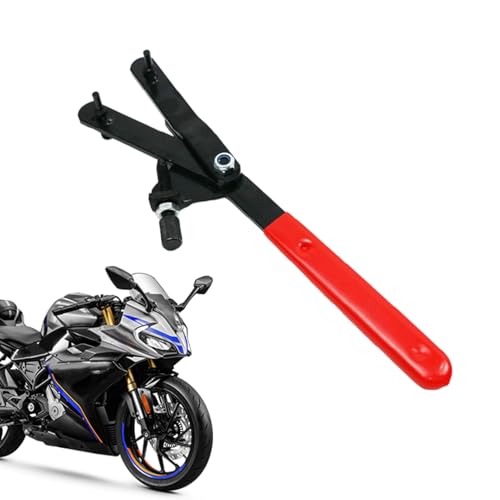Mppchhn Schwungradschlüssel, Motorrad-Schwungrad-Werkzeug – robuster manueller Eisen-Motorradschlüssel für Roller-Reparatur, Demontage, Motordrehen von Mppchhn