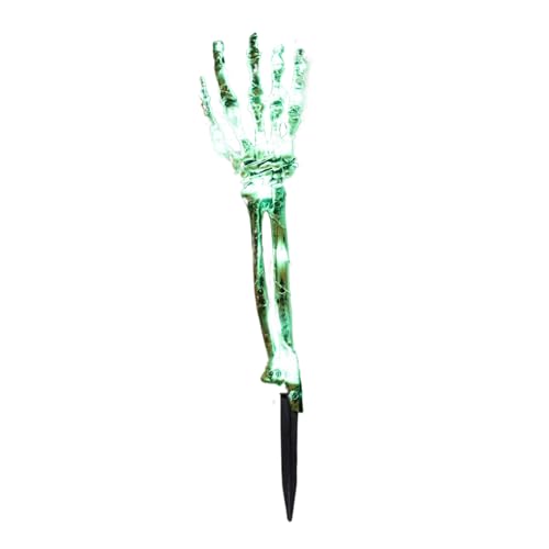 Mppchhn Skelett Arm Pflöcke - Halloween Dekoration Für Garten - Solarbetriebene Geisterfriedhofselemente Für Gruselige Grundstücksdekoration Hinterhofweg Vorgarten Rasenschmuck von Mppchhn