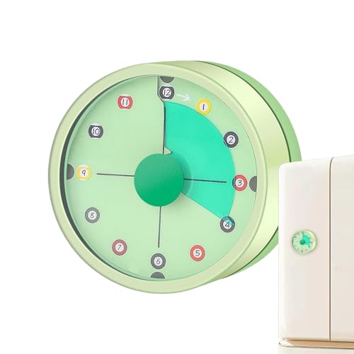 Mppchhn Visueller Timer, 60-Minuten-Aufzieh-Timer zum Kochen, 72 , visuelle Countdown-Uhr zum Kochen, Schreibtisch, Spiele, Dusche, Klassenzimmer, Lehrer, Kinder, Erwachsene von Mppchhn