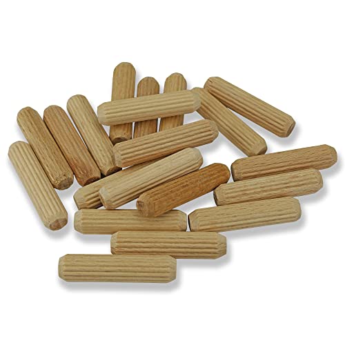 Mprofi MT® Holzdübel 8mm X 35mm - Holzdübel Set Ca.420 zu 440 Stück - Dübel Holz aus Buche - Verbindung Hölzern - Riffelholzdübel Ideal für Tischler und Heimwerken, Möbelbau - DT/8/500 von Mprofi MT