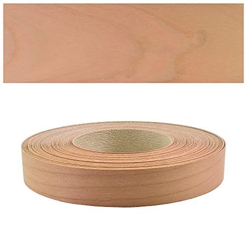 Mprofi MT® Kantenumleimer Kirschbaum | 22 mm x 20 m | Echtholz Furnier Kantenband | Bügelkantenumleimer für Regale und Möbelplatten | Kantenumleimer mit Schmelzkleber | Bügelkante für Möbel – TR/22/20 von Mprofi MT