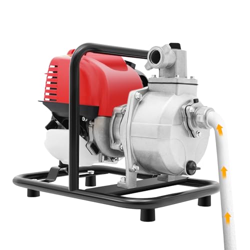 Mqwdxzfes 1.2KW 4-Takt Benzin Wasserpumpe, 38cc Tragbar Hochdruckpumpe, Wasserförderpumpe Bewässerungspumpe für Landwirtschaft Bewässerung, Feuerlöschung, Garten Entwässerung, 135L/min 30m Förderhöhe Mqwdxzfes 1.2KW 4-Takt Benzin Wasserpumpe, 38cc Tragbar Hochdruckpumpe, Wasserförderpumpe Bewässerungspumpe für Landwirtschaft Bewässerung, Feuerlöschung, Garten Entwässerung, 135L/min 30m Förderhöhe von Mqwdxzfes