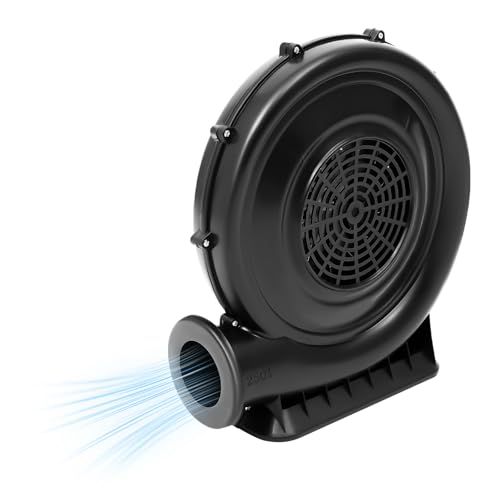 Mqwdxzfes 250W Hochdruckgebläse, 420m³/H Luftgebläse mit Überhitzungsschutz, Lärmarmes Großes Luftvolumen Gebläse, Leistungsstarker Aufblasbarer Ventilator für Hüpfburgen, Zelte, Burgrutschen Mqwdxzfes 250W Hochdruckgebläse, 420m³/H Luftgebläse mit Überhitzungsschutz, Lärmarmes Großes Luftvolumen Gebläse, Leistungsstarker Aufblasbarer Ventilator für Hüpfburgen, Zelte, Burgrutschen von Mqwdxzfes