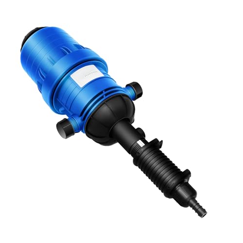 Mqwdxzfes Dünger Injektor für Tropfbewässerung, 0.4-4% Einstellbarer Proportional Dispenser, Automatische Dosierpumpe, 660GPH Wasserbetriebener Pflanzendünger für Garten, Gewächshaus, Bauernhof von Mqwdxzfes