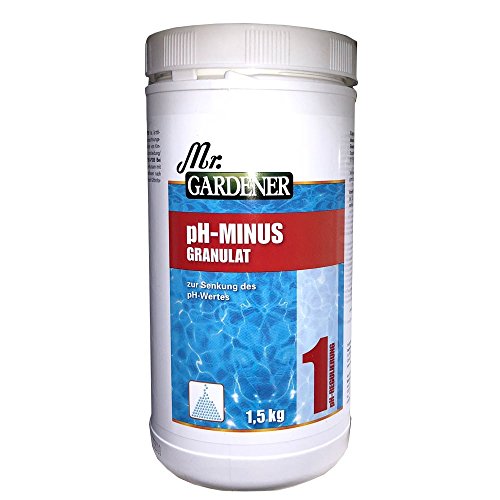 Mr Gardener pH-Minus Granulat 1,5 Kg zur Wasserpflege von Mr Gardener
