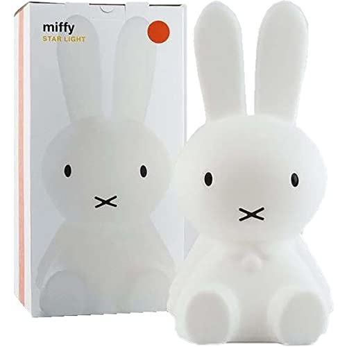 Mr Maria Dick Bruna LED-Lampe mit Dimmer Miffy XL (50,8 cm) aus Polyethylen von Mr Maria