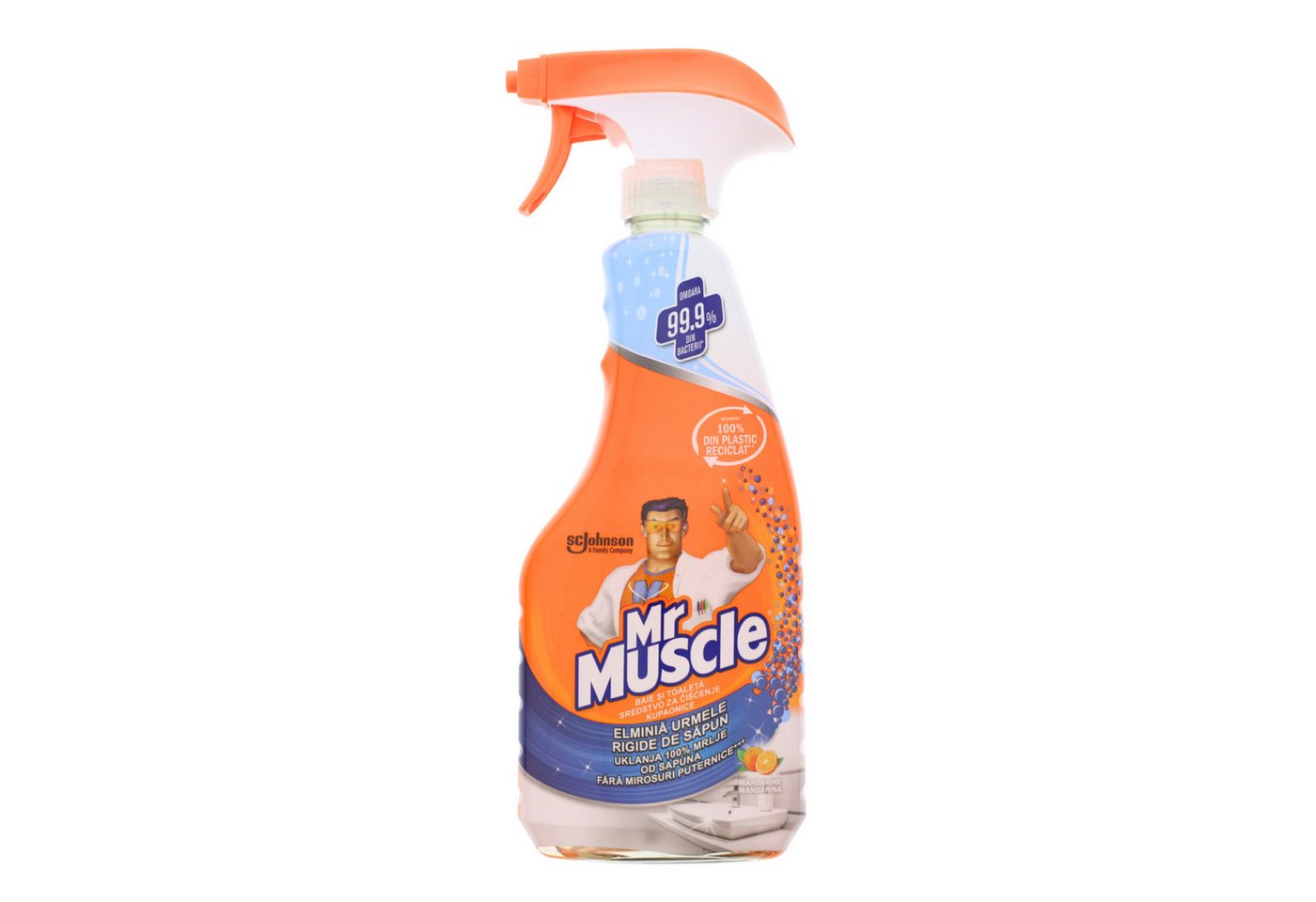 Mr Muscle Mr Muscle Badreiniger Entfernt Kalk & Schmutz mit Mandarinen Duft 500m Badreiniger Mr Muscle Mr Muscle Badreiniger Entfernt Kalk & Schmutz mit Mandarinen Duft 500m Badreiniger von Mr Muscle
