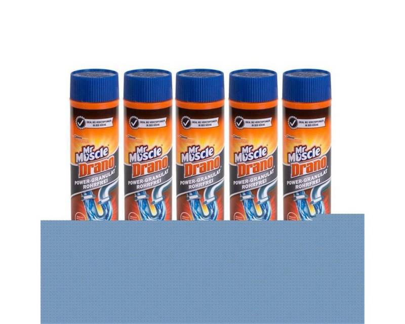 Mr Muscle Mr Muscle Drano Power-Granulat Rohrfrei 10 Anwendungen (5er Pack) Rohrreiniger von Mr Muscle
